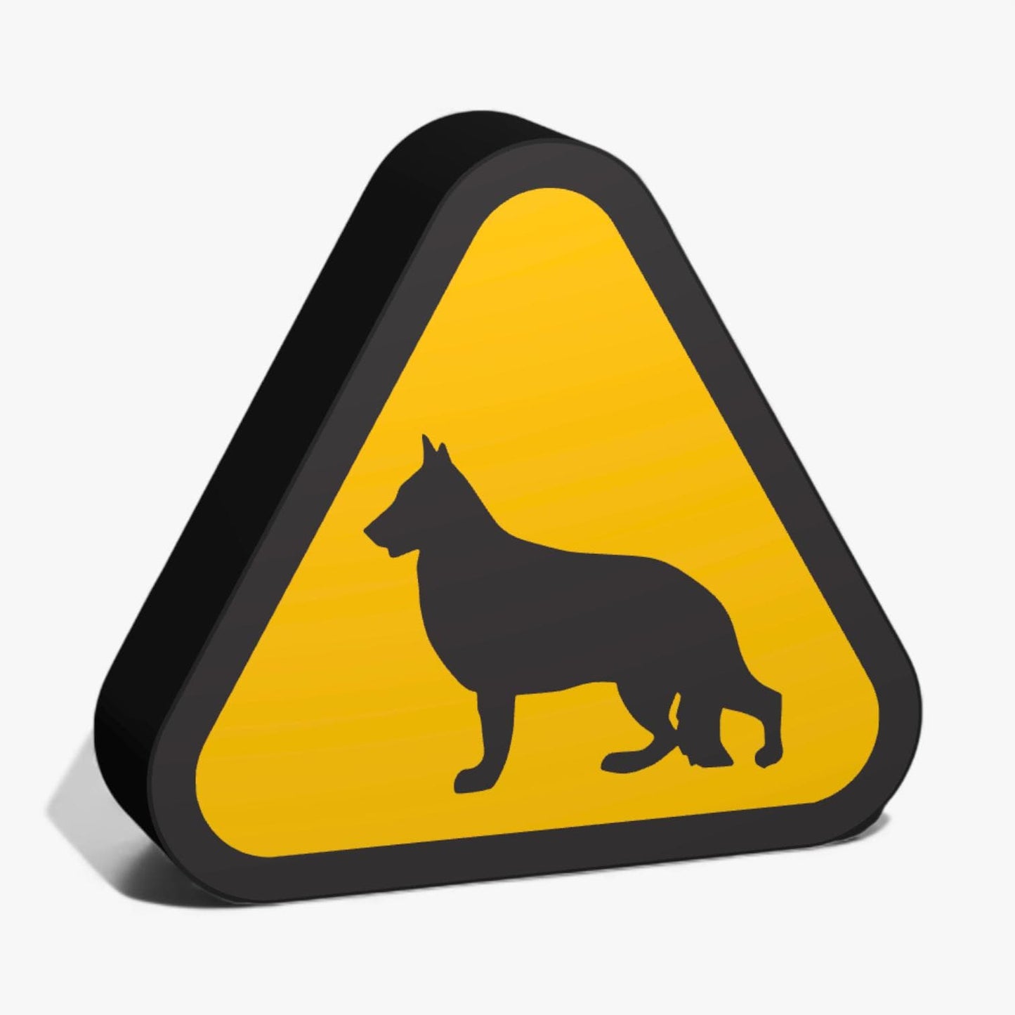 Hunde Warnzeichen Lampe