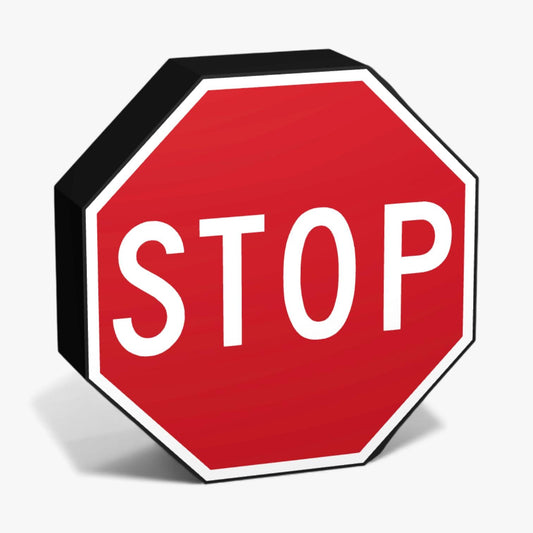 STOP Australian Road Sign Lampe