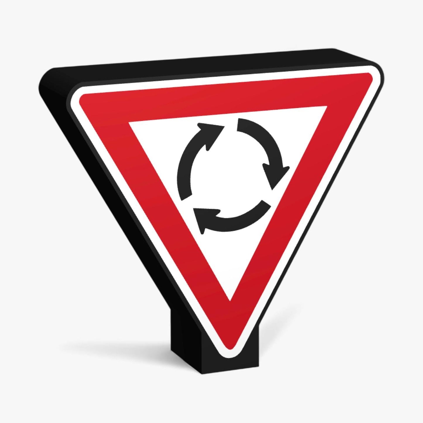 Give Way at roundabout Australian Road Sign Lampe
