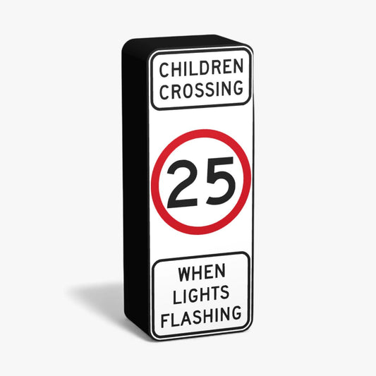 Children Crossing Speed Limit Australian Road Sign Lampe