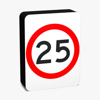 25 KMH Australian Road Sign Lampe