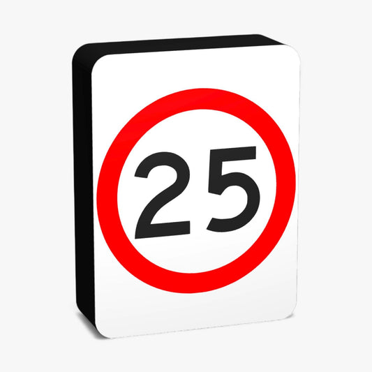 25 KMH Australian Road Sign Lampe