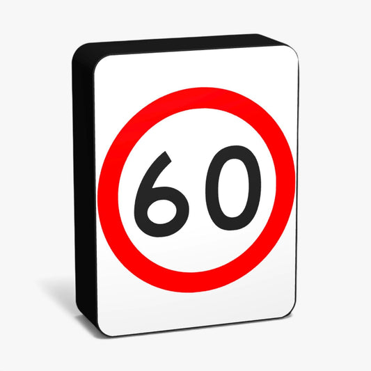 60 KMH Australian Road Sign Lampe