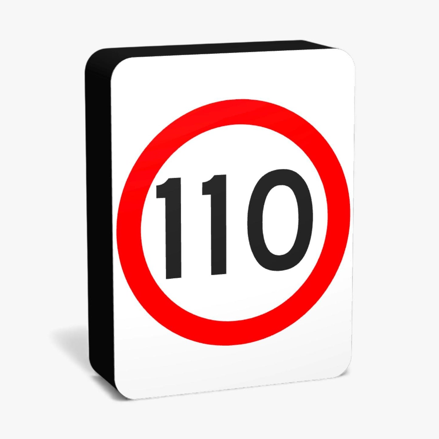110 KMH Australian Road Sign Lampe
