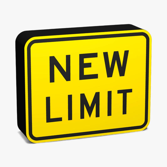 New Limit Australian Road Sign Lampe