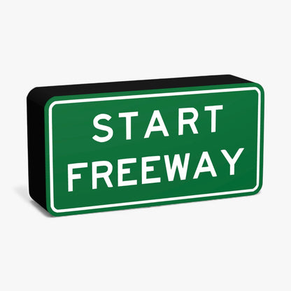 Start Freeway Australian Road Sign Lampe