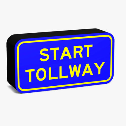Start Tollway Australian Road Sign Lampe