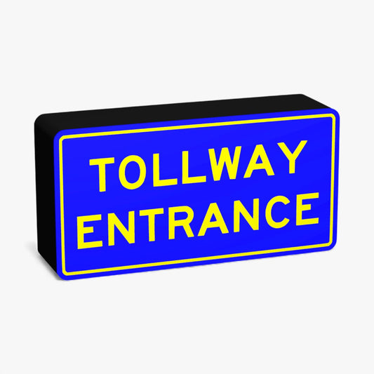 Tollway Entrance Australian Road Sign Lampe