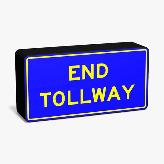 End Tollway Australian Road Sign Lampe