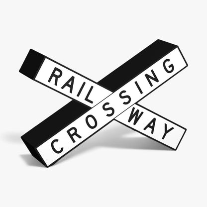Railway Crossing Australian Road Sign Lampe