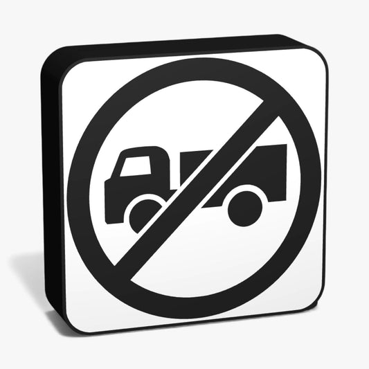 Truck restrictions ends Australian Road Sign Lampe