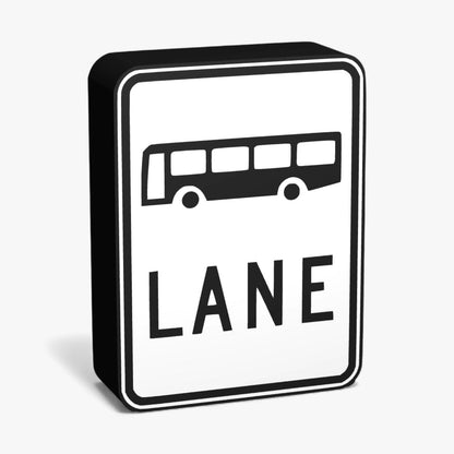 Bus Lane Australian Road Sign Lampe