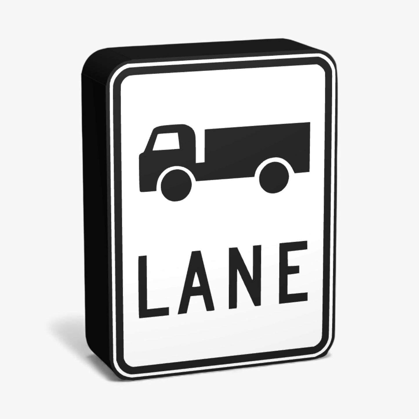 Truck Lane Australian Road Sign Lampe