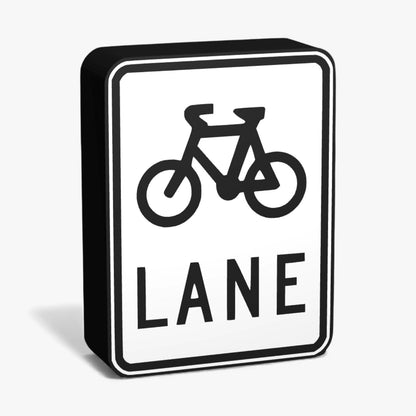 Bicycle Lane Australian Road Sign Lampe