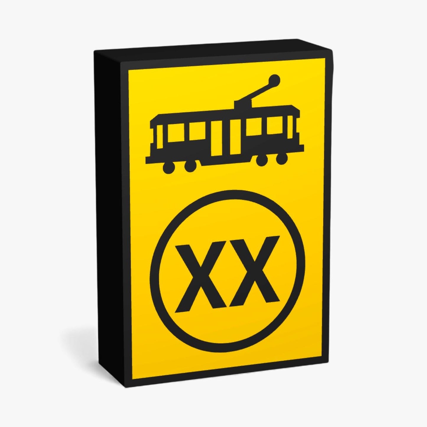 Tram Speed Australian Road Sign Lampe