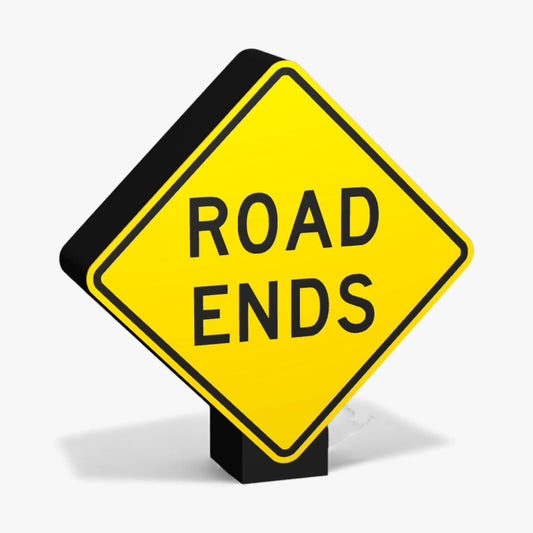 Road Ends Australian Road Sign Lampe