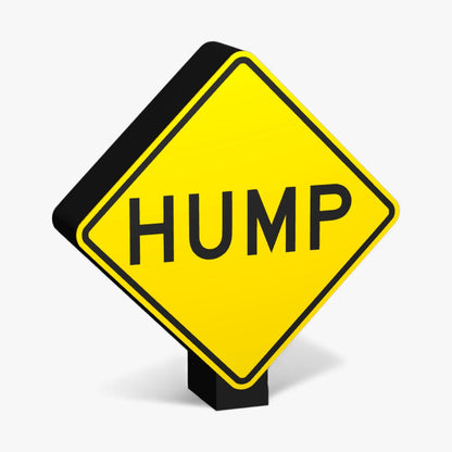 Hump Australian Road Sign Lampe