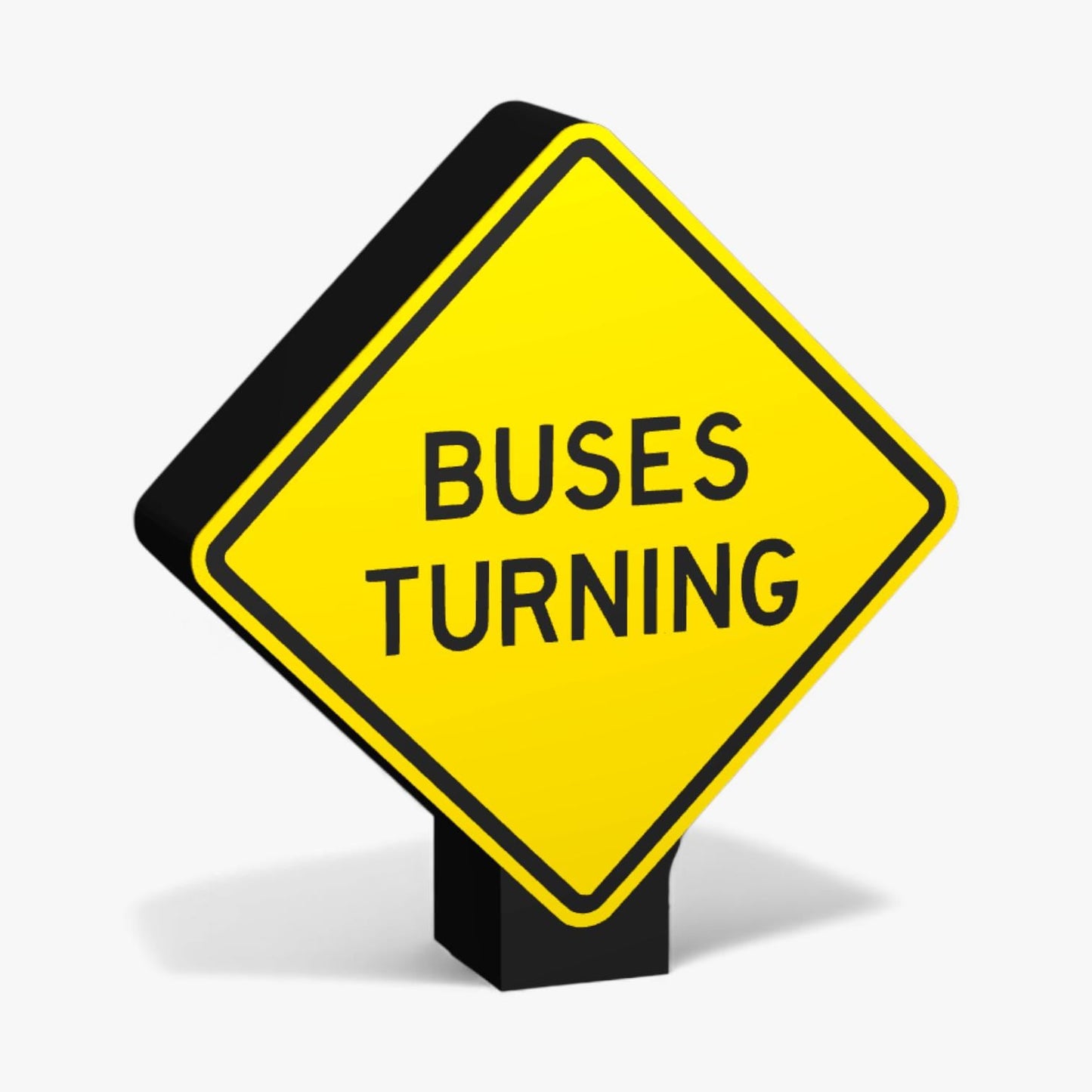 Buses Turning Australian Road Sign Lampe