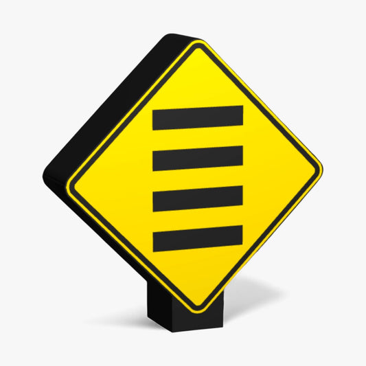 Rumble Strip Australian Road Sign Lampe