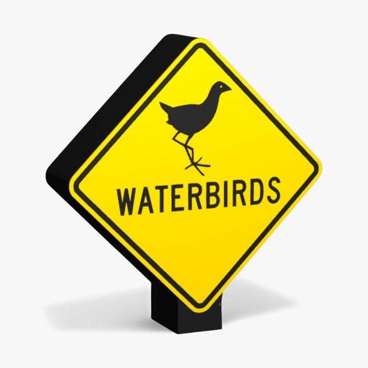 Waterbirds Australian Road Sign Lampe