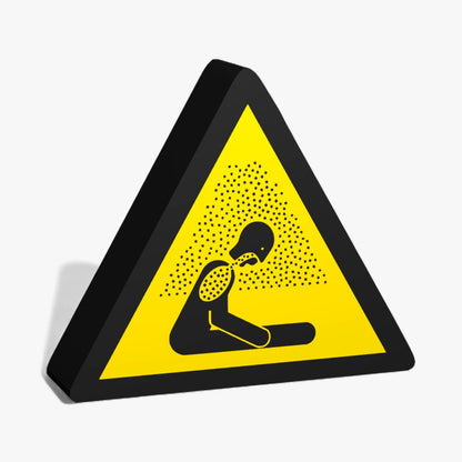 Warnung vor Erstickungsgefahr Warnzeichen ASR-Zeichen Lampe