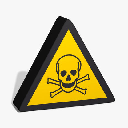 Warnung vor giftigen Stoffen Warnzeichen ASR-Zeichen Lampe