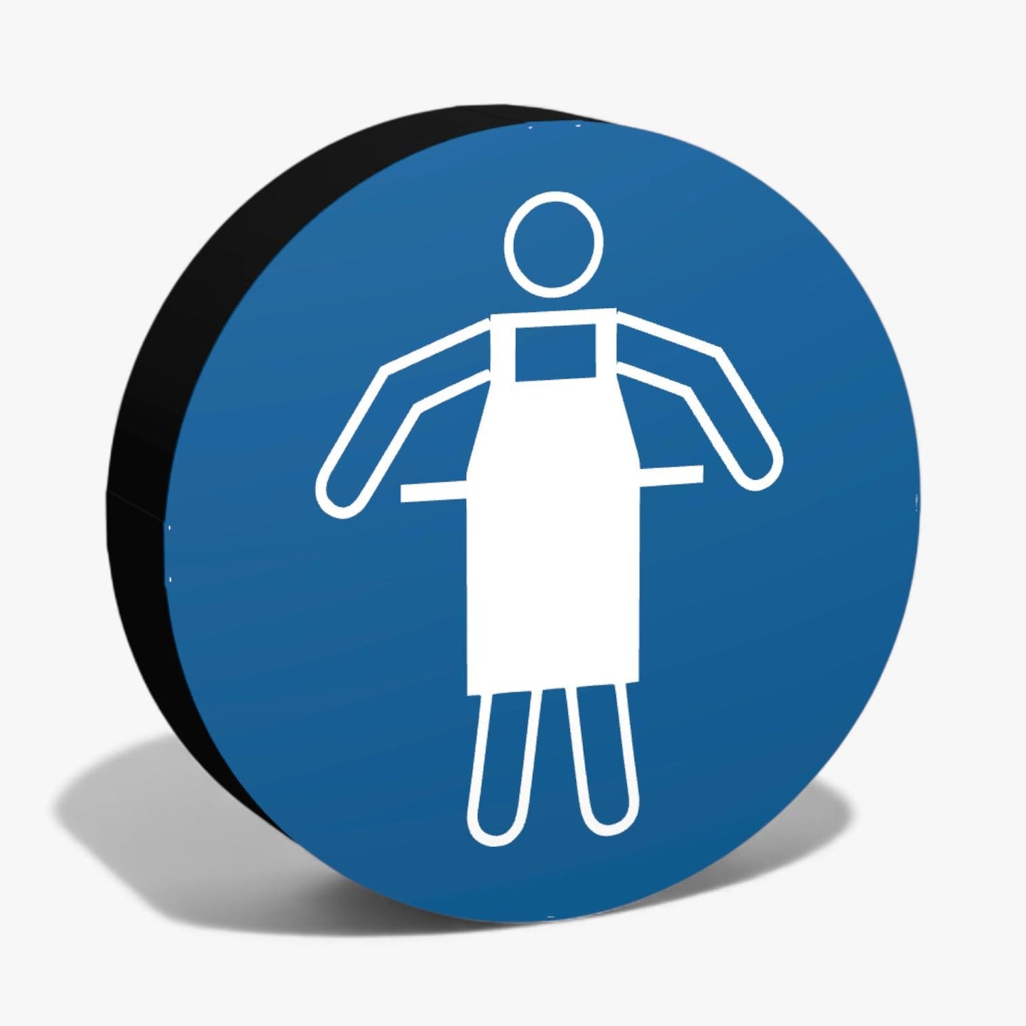 Schutzschürze benutzen Gebotszeichen ASR-Zeichen Lampe