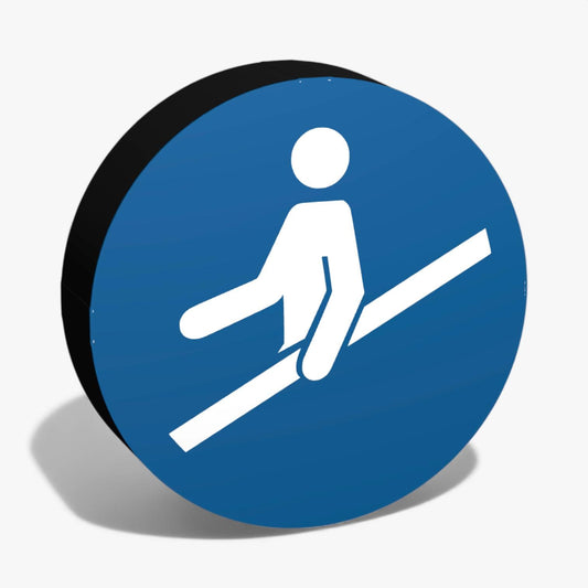 Handlauf benutzen Gebotszeichen ASR-Zeichen Lampe