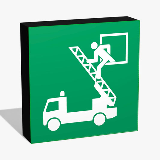 Rettungsausstieg Rettungszeichen ASR-Zeichen Lampe