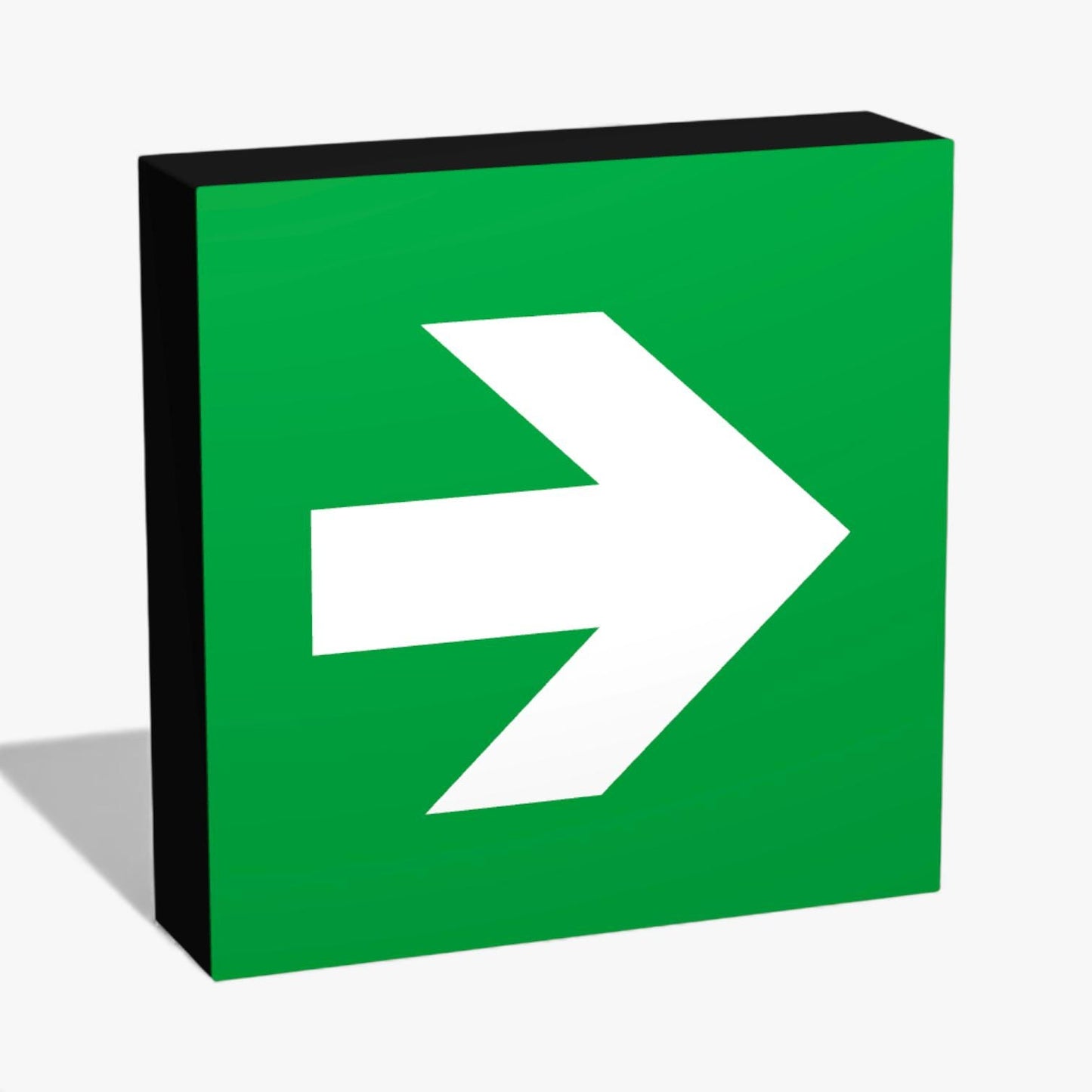 Richtungspfeil Rettung rechts Rettungszeichen ASR-Zeichen Lampe