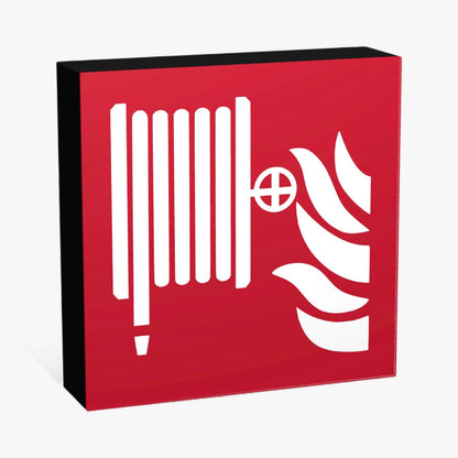 Loeschschlauch Brandschutzzeichen ASR-Zeichen Lampe