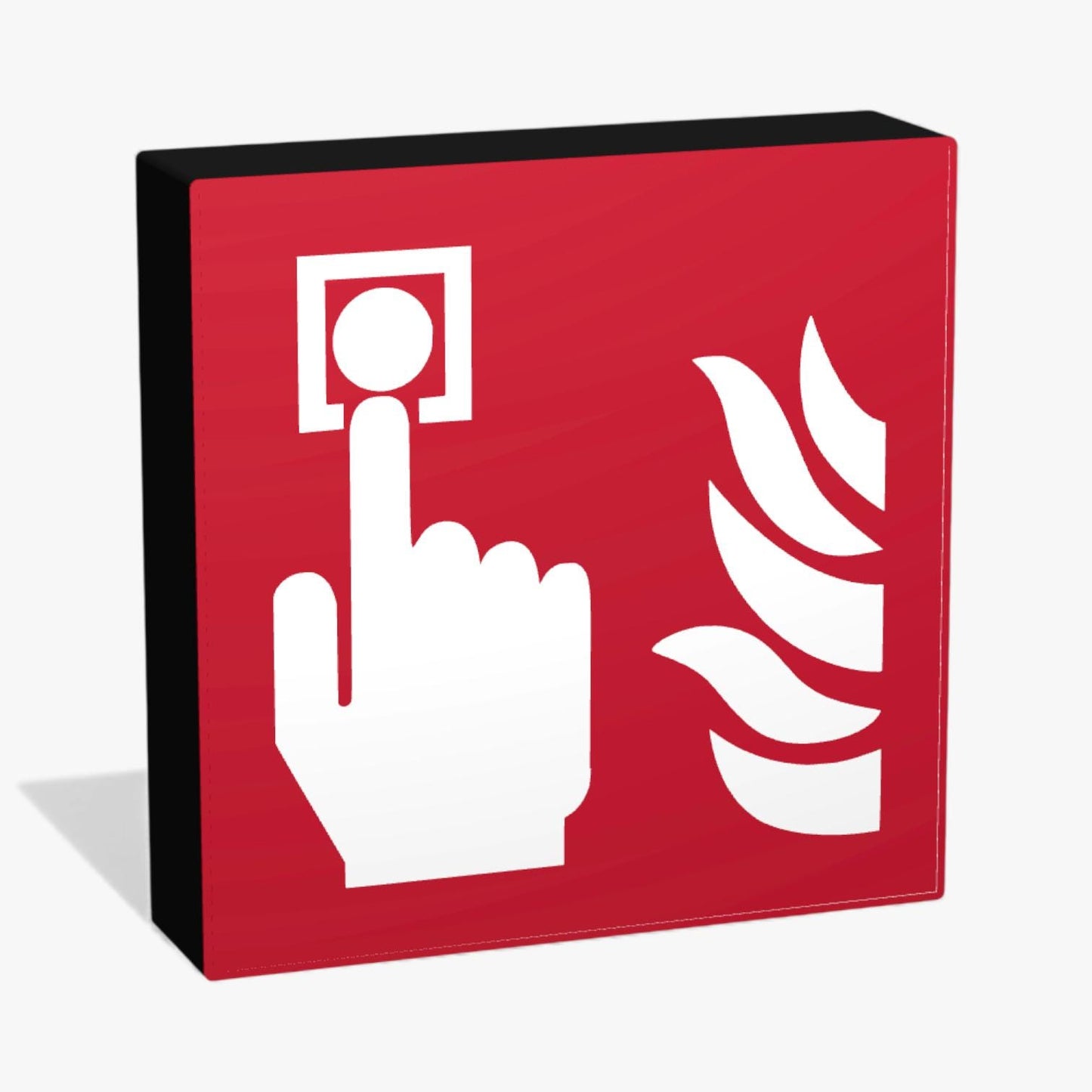 Brandmelder Brandschutzzeichen ASR-Zeichen Lampe