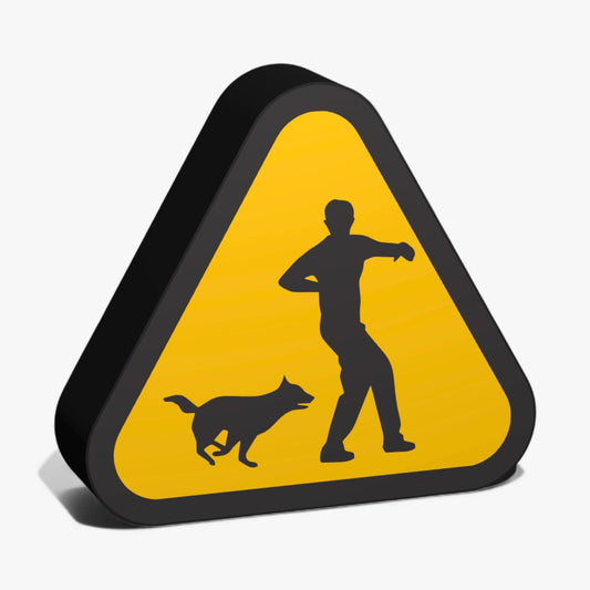 Hunde Warnzeichen Lampe