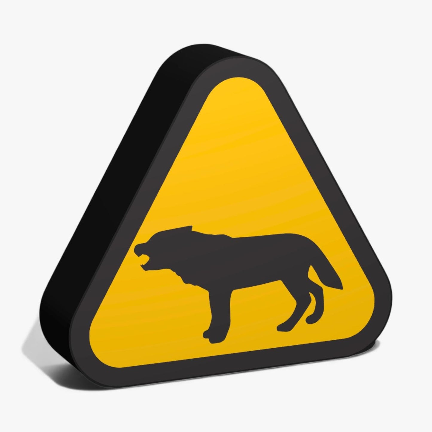 Hunde Warnzeichen Lampe