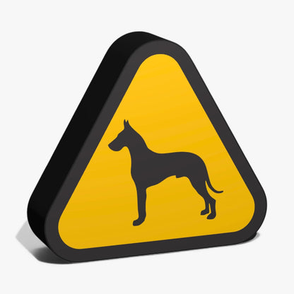 Hunde Warnzeichen Lampe