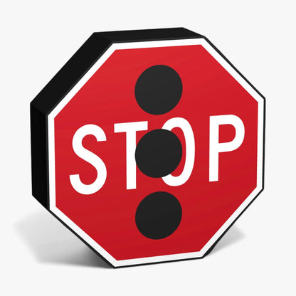 Stop when Traffic signals are off Australian Road Sign Lampe