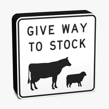 Give Way to Stock Australian Road Sign Lampe