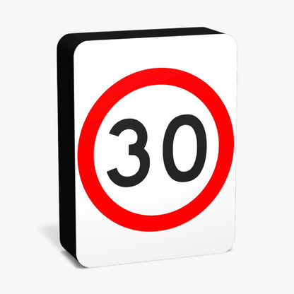 30 KMH Australian Road Sign Lampe