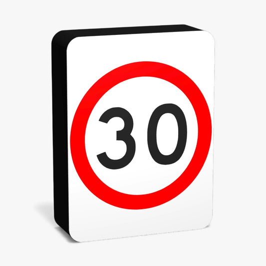 30 KMH Australian Road Sign Lampe