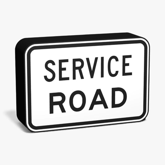 Service Road Australian Road Sign Lampe