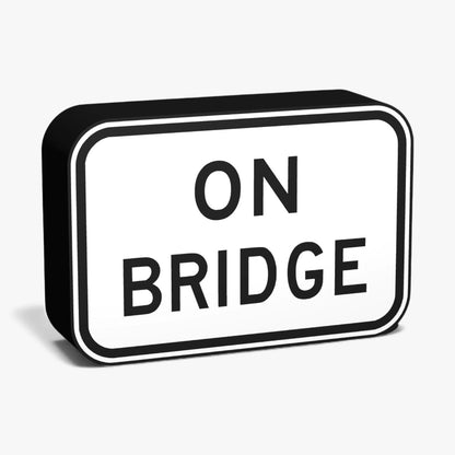 On Bridge Australian Road Sign Lampe