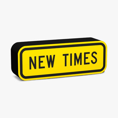 New Times Australian Road Sign Lampe