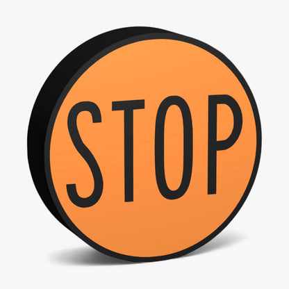 Hand Held Stop Sign Australian Road Sign Lampe