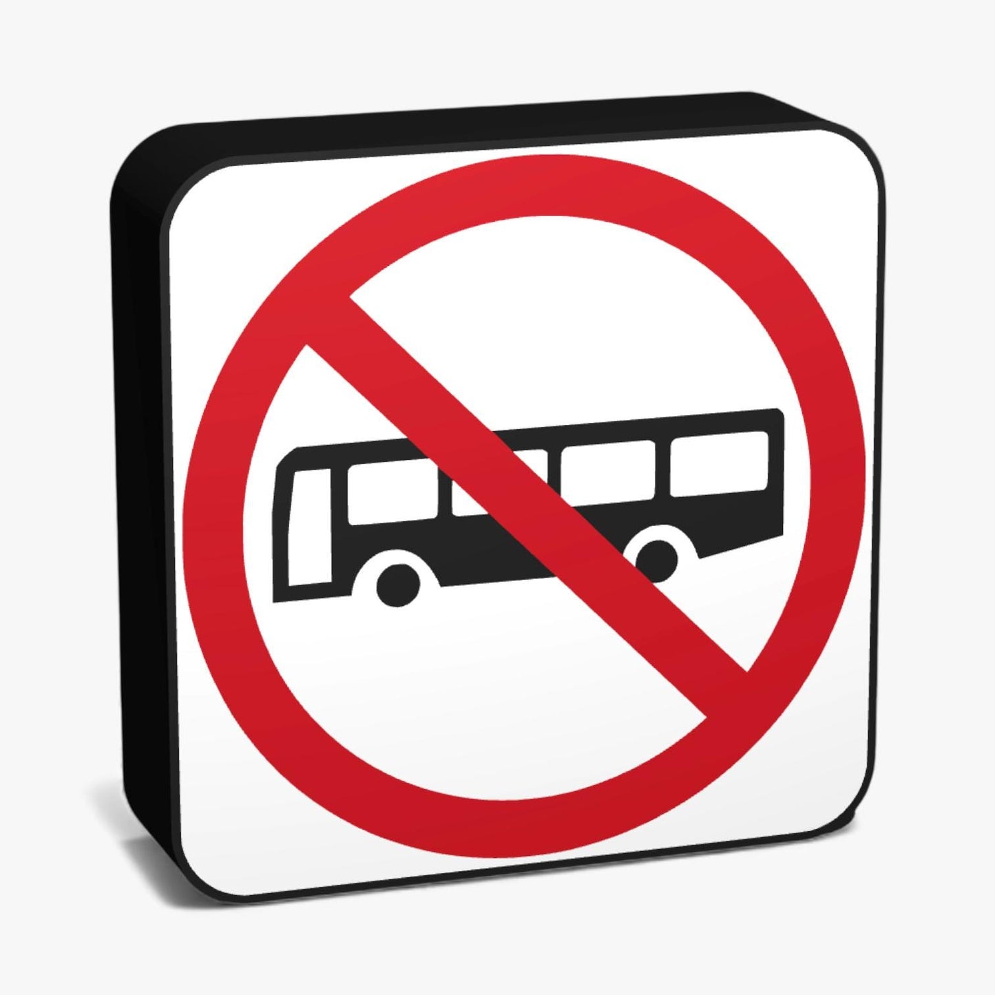 No Buses Australian Road Sign Lampe