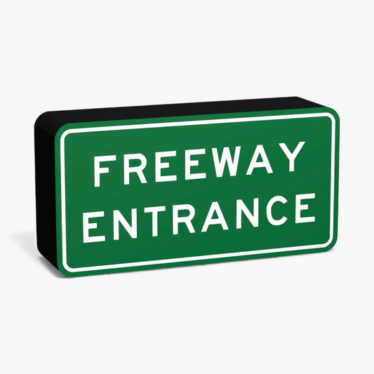 Freeway Entrance Australian Road Sign Lampe