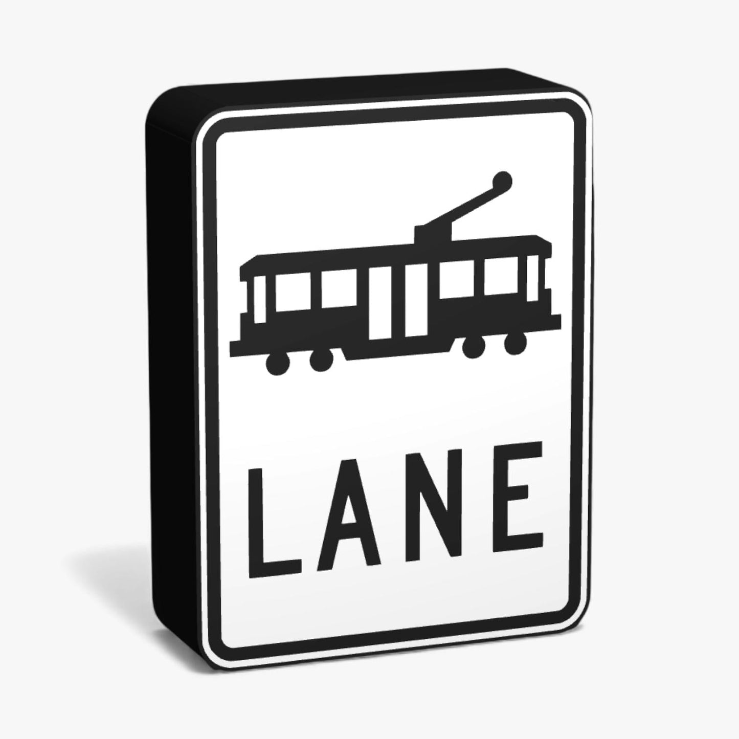 Tram Lane Australian Road Sign Lampe