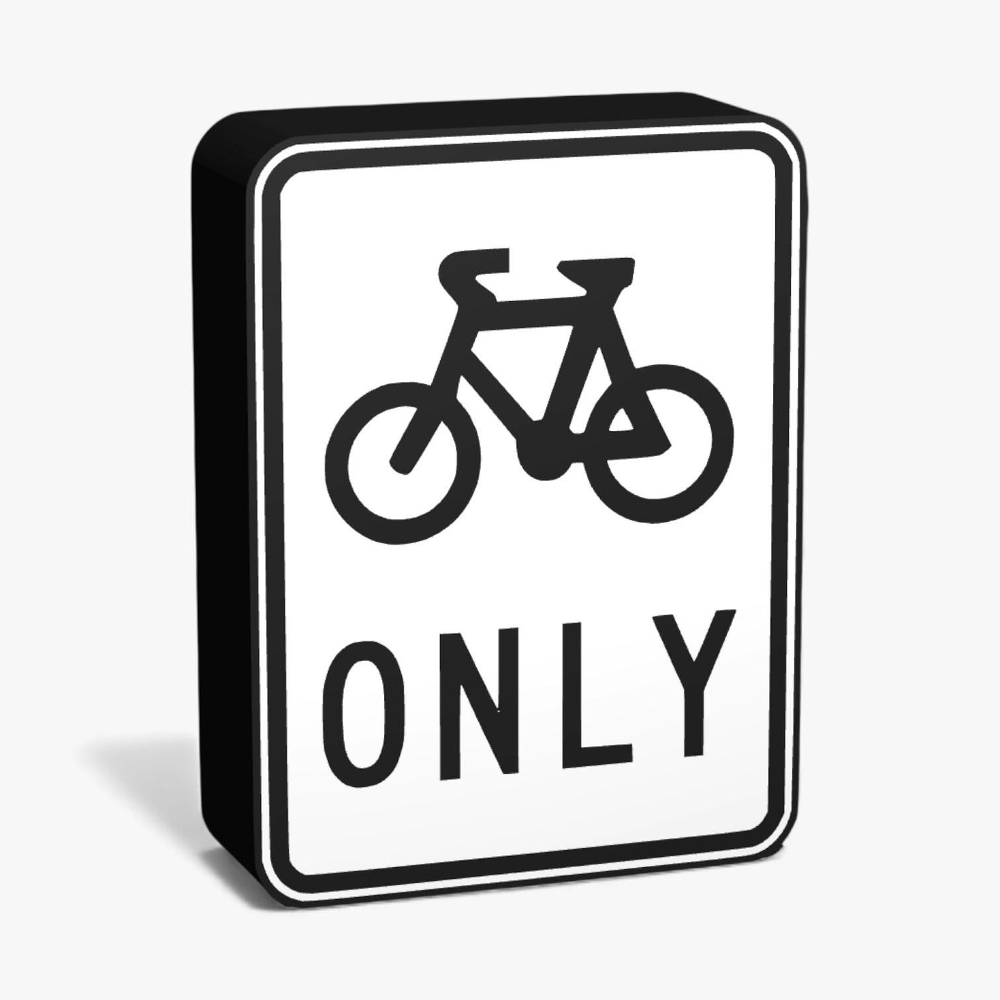 Bicycles Only Australian Road Sign Lampe