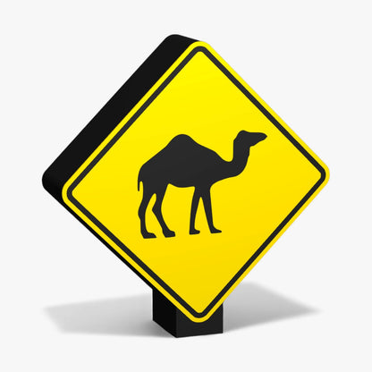 Camels Crossing Australian Road Sign Lampe