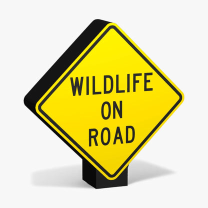 Wildlife on Road Australian Road Sign Lampe
