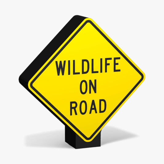 Wildlife on Road Australian Road Sign Lampe